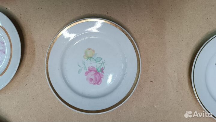 Тарелки фарфор СССР много