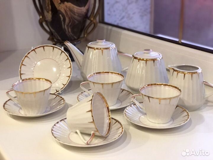 Сервиз части Вербилки костяной фарфор