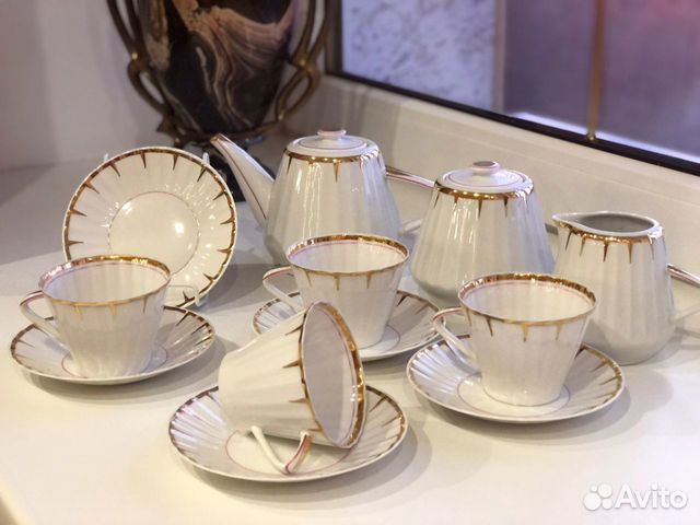 Сервиз части Вербилки костяной фарфор