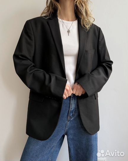 Пиджак чёрный, S-M