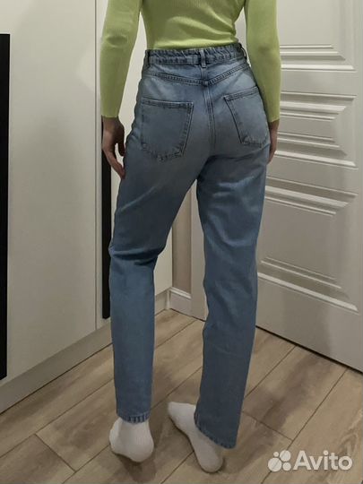 Джинсы Mom Lime