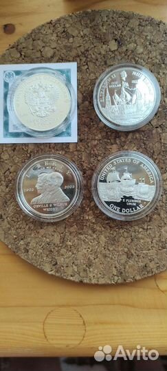 Серебро /США/ Фаберже Яйцо/Чечня/Лунный календарь