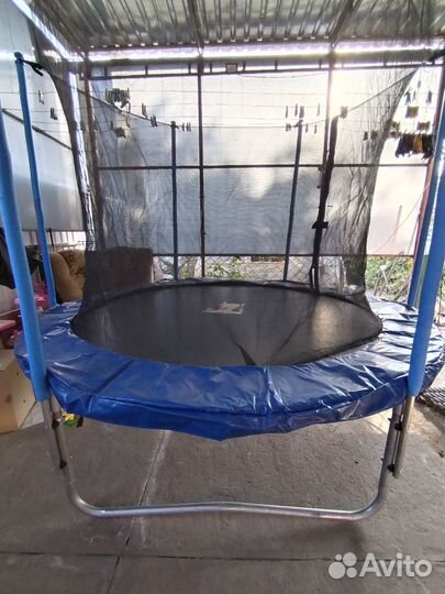 Батут с сеткой