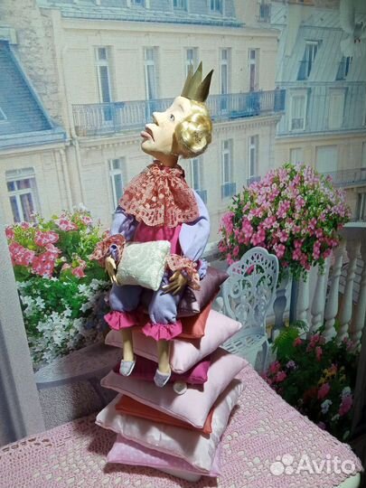 Принцесса на горошине,стилизованная кукла