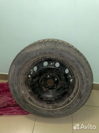 Зимние колеса в сборе r15 3шт