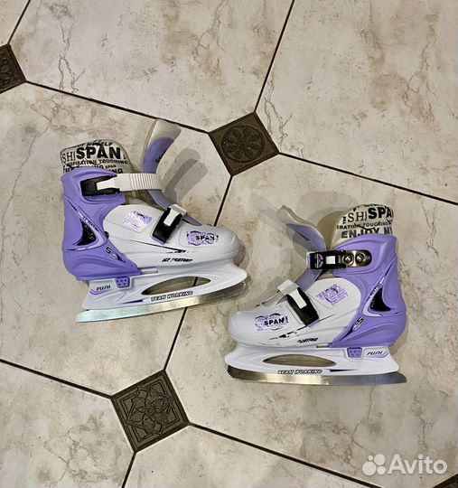 Коньки детские раздвижные 33-36 размер