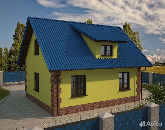 Проекты домов для ипотеки и строительства - 101,9