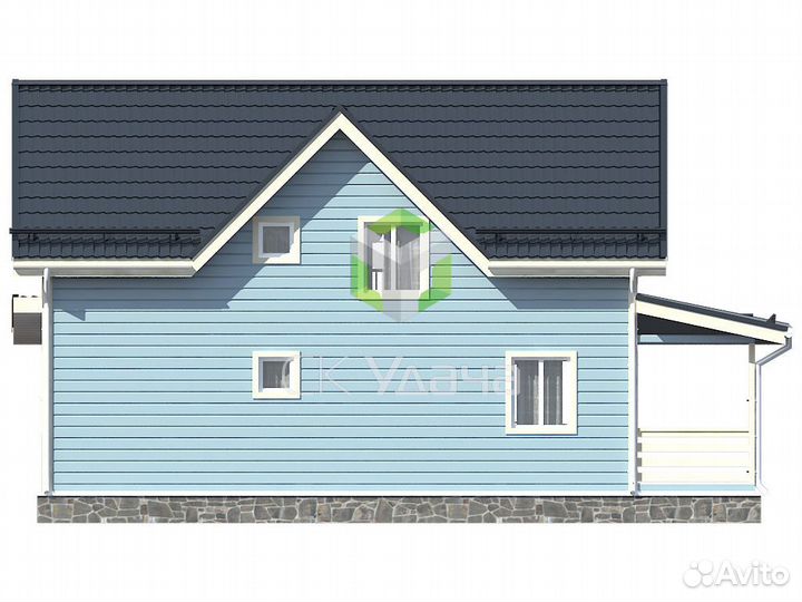 Каркасный дом 7,5*12 по договору с гарантией