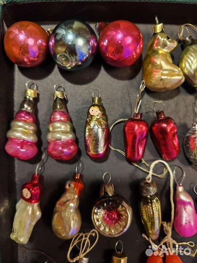 Елочные игрушки СССР малютка