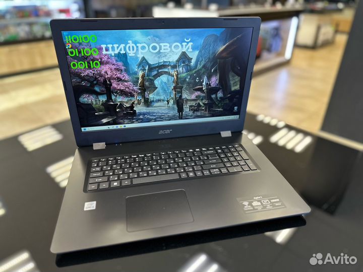 Новый Acer 17.3 IPS Core i5-10gen DDR4-8Gb SSD-256