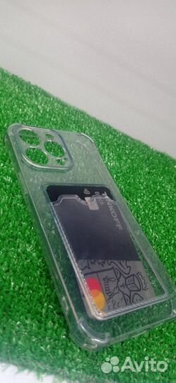 Чехол для iPhone с карманом под карту