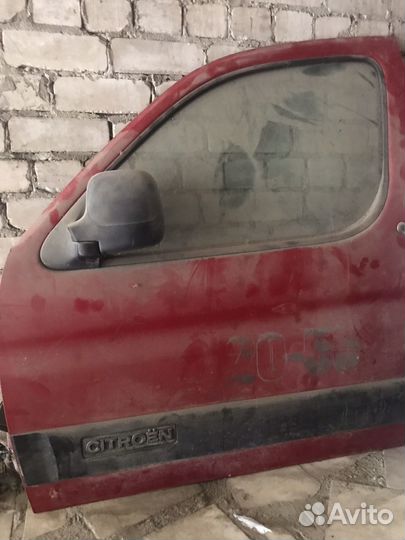 Дверь передняя левая citroen