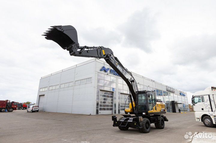 Колёсный экскаватор Bull EW210 Plus, 2023