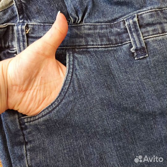 Джинсовый комбинезон для беременных 54 56р
