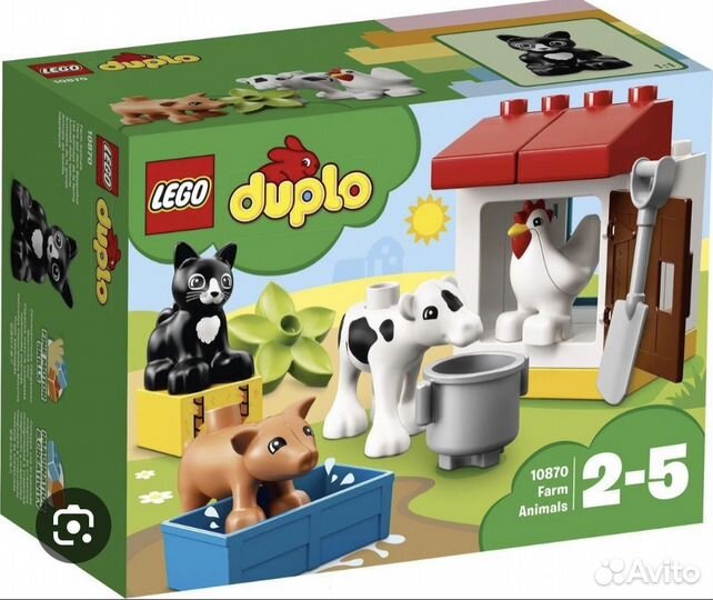 Lego duplo 10870 Ферма: домашние животные