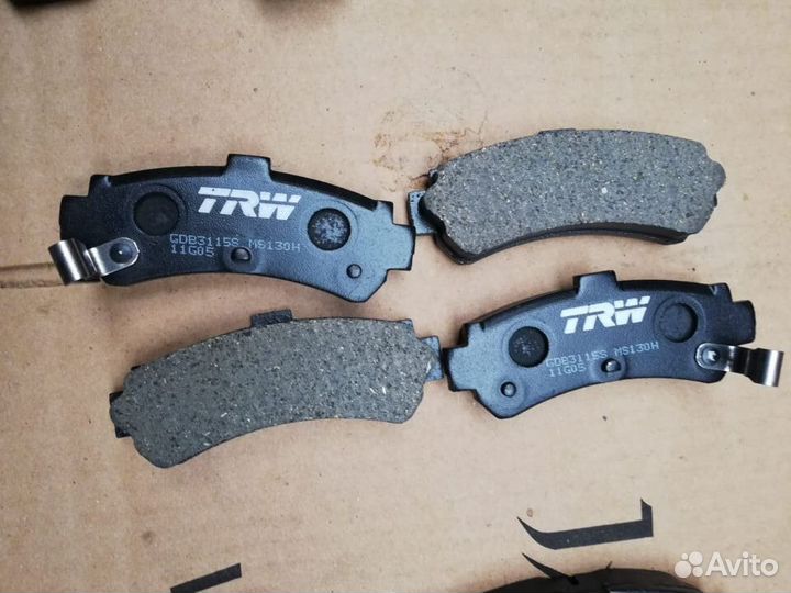 Колодки тормозные TRW Nissan Almera GDB3115