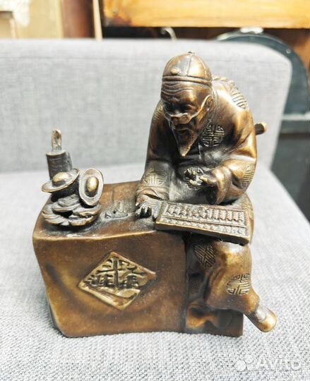 Статуэтка, Бронза, Китай, Чен Лобань