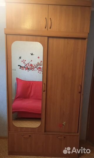 Шкаф для вещей с антресолью