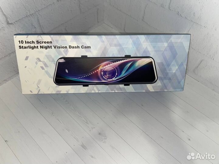 Полноэкранное зеркало видеорегистратор 2 в 1