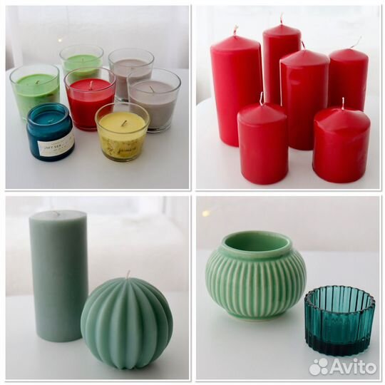Свечи и подсвечники IKEA и H&M home