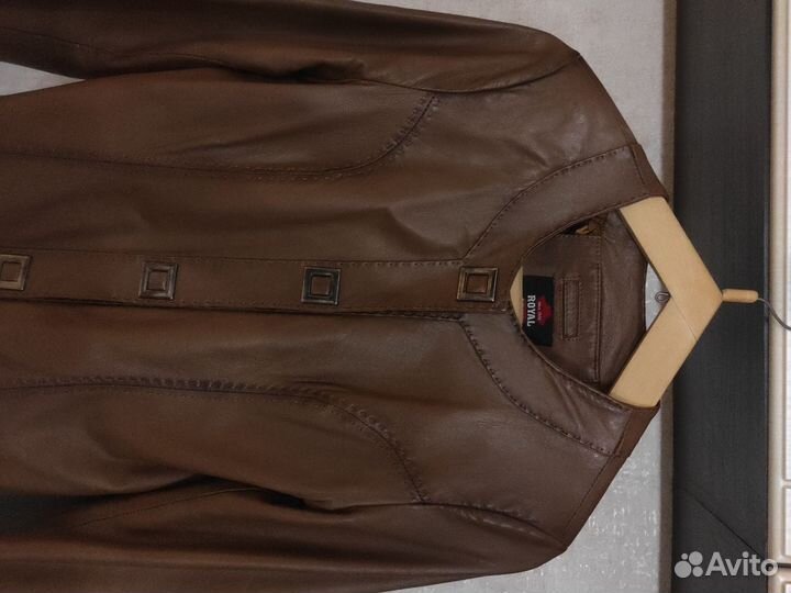 Куртка кожаная женская 48 размер