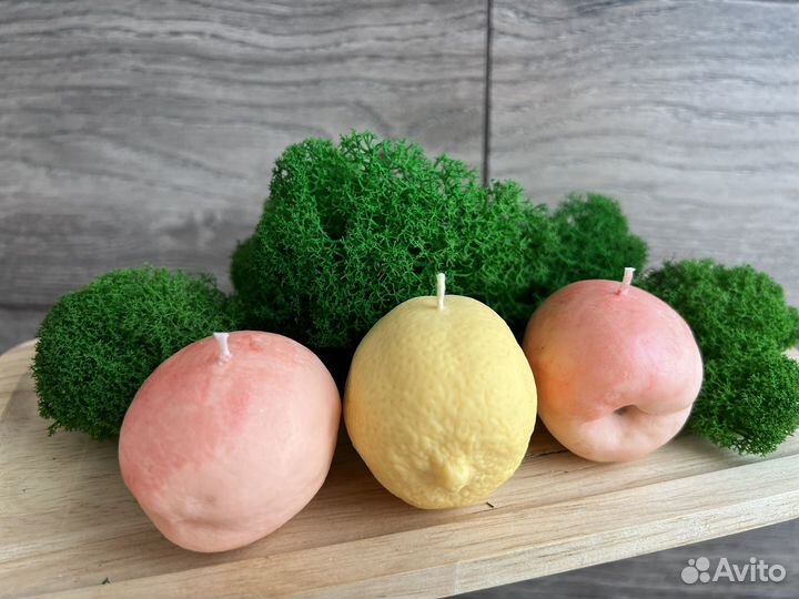 Свечи фрукты
