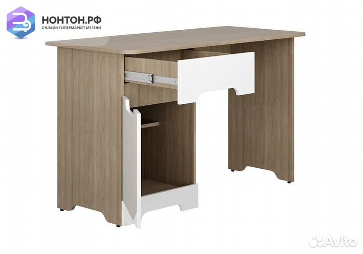 Стол письменный Палермо-3 Юниор ясень шимо светлый