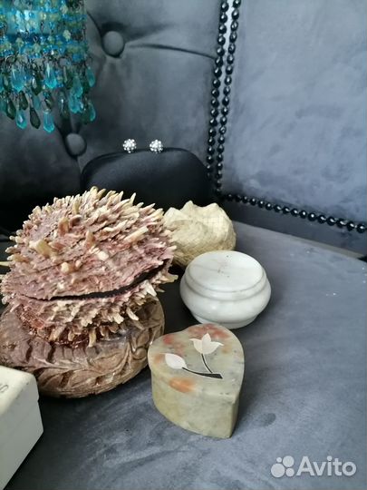 Подсвечник, шкатулки