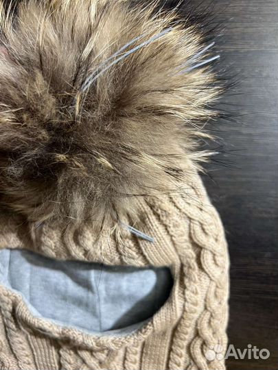 Стильная зимняя шапка для девочки