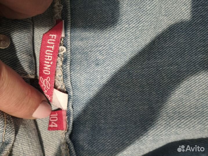 Джинсовый сарафан 104