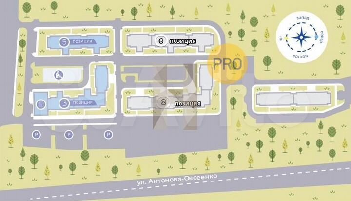 2-к. квартира, 56,6 м², 13/17 эт.