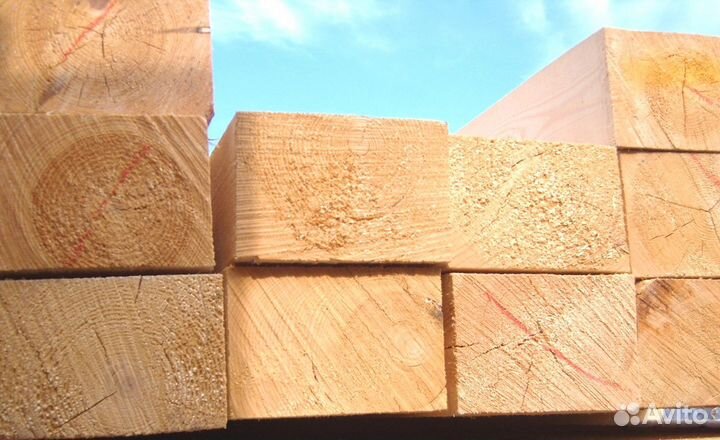 Натуральный брус, сосна, камерная сушка