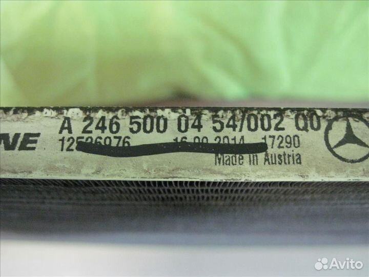 Радиатор A/C Mercedes 117156176246 Мерседес в117