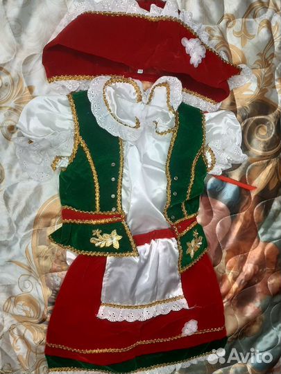 Карнавальный костюм красная шапочка