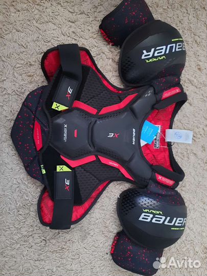 Нагрудник хоккейный bauer vapor sr/m