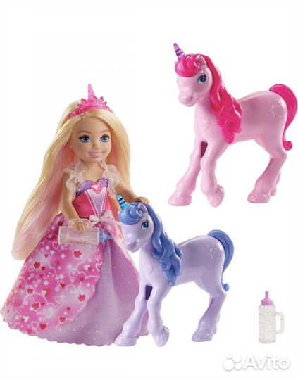 Набор Barbie и Evi, Челси и питомцы, оригинал