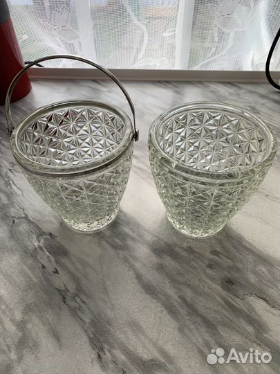 Ведерко хрусталь СССР