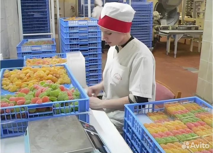 Упаковщица /к мармелада - Вахта в Москве 20/30/45