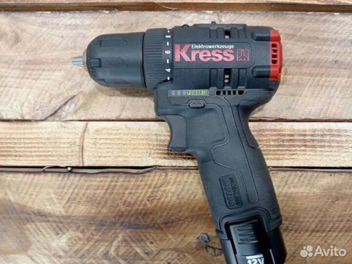 Шуруповерт ударный kress 12В 40Нм