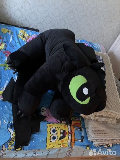 Большая мягкая игрушка дракон