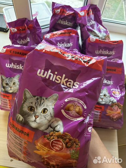 Сухой корм для кошек Whiskas 1,9 кг