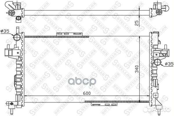 10-26053-SX радиатор системы охлаждения Opel C