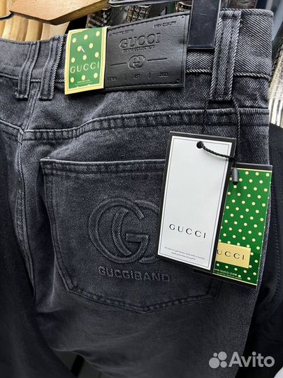 Мужские турецкие джинсы Gucci