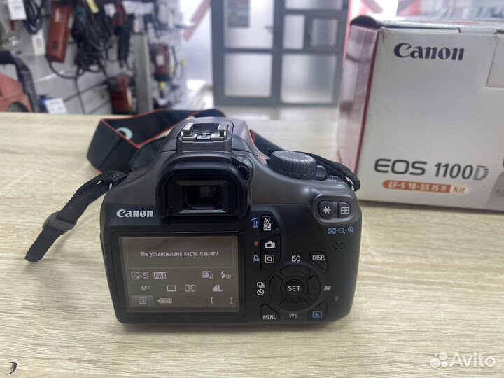 Зеркальный фотоаппарат canon eos 1100d