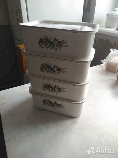 Набор контейнеров пищевых металл