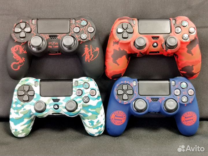 PS4. Силиконовый чехол для DualShock 4. Арт. 0428