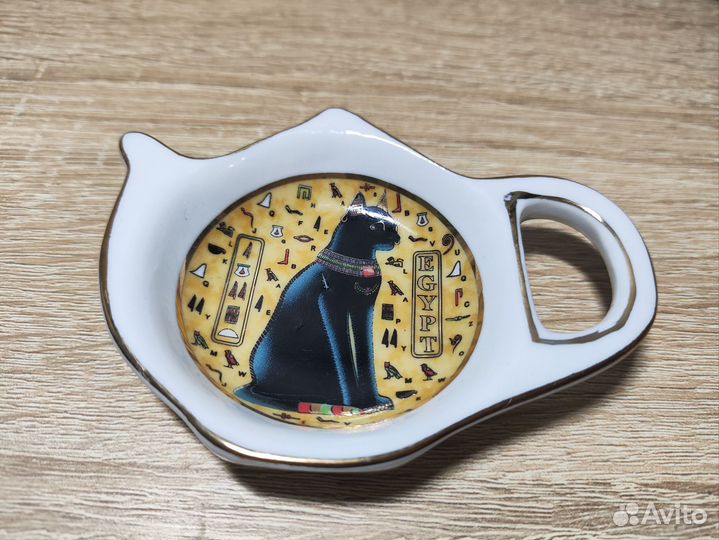 Подставка под чайный пакетик Египетский кот