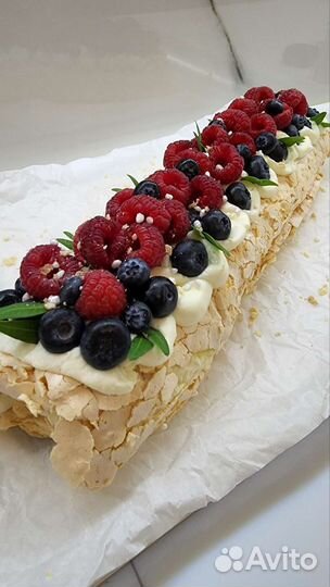 Меренговый рулет