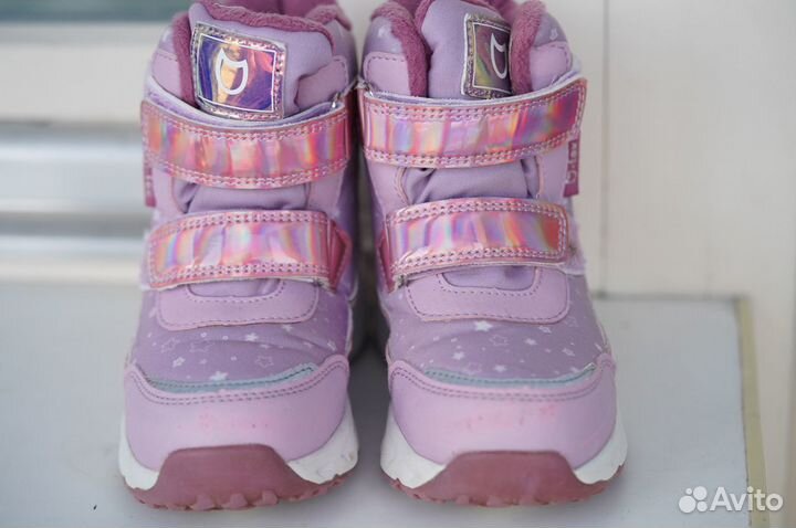 Зимние ботинки для девочки Котофей, 27 размер