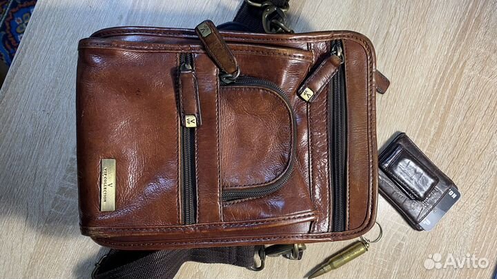 Сумка планшет мужская кожа